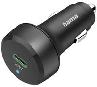 Hama Cargador Coche USB-C (Cargador movil Coche, Carga rápida, 20W) Negro