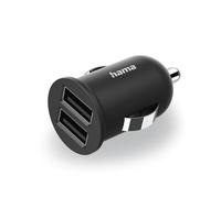 Hama Cargador USB dble pr Encendedor de Cigarrillos, Adapt. Chrge pr V., 2,4 A/12 W
