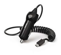 Hama Cargador De Coche USB Micro -Cable En Espiral Micro-USB Negro 183248