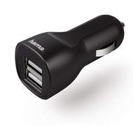 Hama Cargador Para Encendedor 12V/24V Dual USB 2,4A Negro