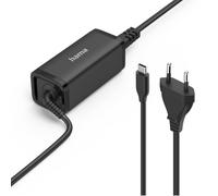 Hama | Cargador portatil USB c Carga rápida. (65w tecnología GAN, Power Delivery PD, Diseño Compacto) Negro.