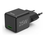 Hama Cargador rápido, USB-C, Super Mini Charger, PD, 25 W negro