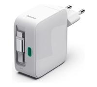 Hama Cargador USB Tipo-C 65W GaN Blanco Plástico