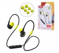 Hama Auriculares inalámbricos para Deporte | Cascos Bluetooth 5.3 con micrófono | Audífonos intrauditivos Resistentes al Sudor IPX5 | Negros