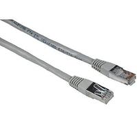 Hama - Cat 5e Patch Cable STP, 10 m, 10 Pieces, 10 m, Gris, 8p8c (RJ-45), 8p8c (RJ-45)