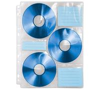Hama - CD-ROM Index Sleeves, 238 x 295 x 1 mm, Transparente