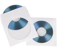Hama cd-rom paper sleeves 50, white 50 discos blanco