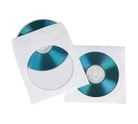 Hama - CD-ROM Paper Sleeves 50, White, Blanco