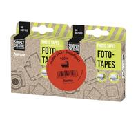 Hama | Cinta Transparente Para Pegar Fotos, Cinta fotográfica transparente, 1000 unidades (2 paquetes de 500 unidades), Para pegar imágenes a un álbum, Color Transparente