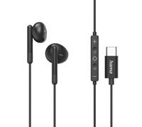 Hama - Classy Auriculares Alámbrico Dentro de oído Llamadas/Música USB Tipo C Negro