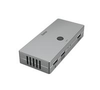 Hama Conmutador KVM Connect2Switch, incluye cable, 4 puertos
