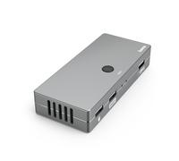 Hama conmutador kvm connect2switch, incluye cable, 4 puertos