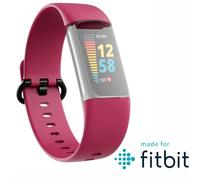 Hama Correa de Repuesto TPU para Fitbit Charge 5 6 Reloj Deportivo Burdeos
