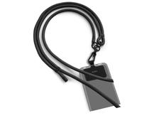 Hama Correa para teléfono móvil Universal para Colgar (Cadena para teléfono móvil con Parche y mosquetón para Funda de teléfono móvil, cordón Ajustable 2 m, extraíble, Compatible con Cualquier