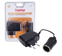 Hama Corriente Adaptador Convertidor de Tensión 230V Enchufe A 12V Cigarrillos