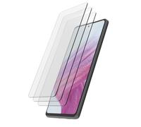 Hama Cristal protector para Samsung Galaxy A54 5G, 3 unidades (cristal templado Galaxy A54 con dureza 9H, resistente a los arañazos, a prueba de golpes, vidrio templado de seguridad clase 7, cristal