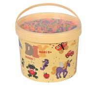 HAMA Cubo de perlas midi | Aprox. 30.000 cuentas fusibles para manualidades y mosaicos | Perlas de fusión para niños creativos 5+ | Juego de arte y decoración | Colour Mix 51