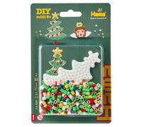 Hama Cuentas para Planchar, Aprox. 450 Cuentas, 1 Placa de árbol de Navidad n.º 331 y Papel para Planchar. Mosaico Decorativo para niños a Partir de 5 años