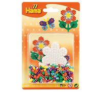 Hama- Cuentas para Planchar - Flor de Dos Tonos, Multicolor, Large (10.4188)