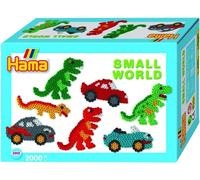 Hama Cuentas Small World Dinosaurio Y Coche