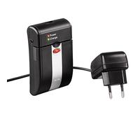 Hama Delta Ovum LED Auto/Indoor battery charger Negro - Cargador (100 - 240, 220 g, Negro, Auto/Indoor battery charger, 3.7v,AA,AAA, Ión de litio, Níquel-metal hidruro (NiMH))