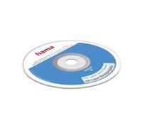 Hama | Disco de limpieza para cd con sistema de tres cepillos y líquido óptico. (disco limpiador laser para reproductores de música, kit de mantenimiento de lentes para dvd y coche) Transparente.