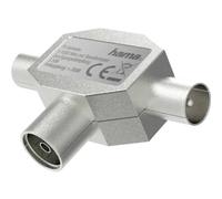 Hama | Divisor coaxial TV de 2 Salidas Macho