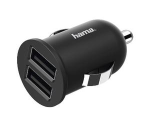 Hama Doble cargador de coche 2x USB 2.4A