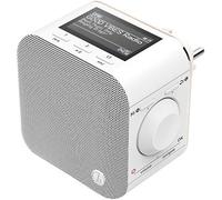 Hama DR40BT-PlugIn Portátil Analógico y Digital Blanco - Radio (Portátil, Analógico y Digital, Dab,Dab+,FM, LCD, USB Type-A, Bluetooth/AUX in 3.5 mm,Adecuado para el Enchufe,Blanco)