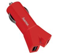 Hama Dual Coche Automóvil USB Cargador 3,4A Adaptadores de Carga para Móvil