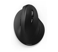 Ratón Óptico Ergonómico Inalámbrico RF 1400DPI (Negro) - HAMA
