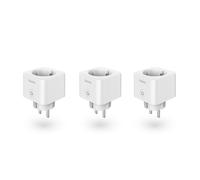 Hama |Enchufe Inteligente WiFi - Pack 3 - Blanco | Enchufes Compatible con Matter, Control por Voz, 3680W, App Smart Home, Alexa & Google Assistant, Sin Hub, Programable
