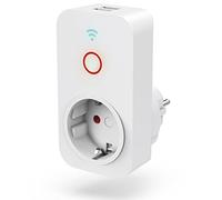Hama | Enchufe Inteligente, WLAN, 2xUSB-A, 2.300W/10A, Control por Voz/App, blanco