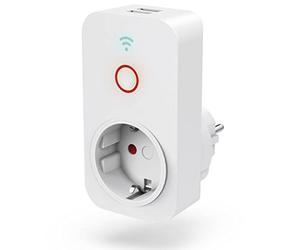 Hama | Enchufe Inteligente, WLAN, 2xUSB-A, 2.300W/10A, Control por Voz/App, blanco