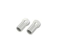 Hama - Enchufe Macho F, 6,8 mm, Tornillo de 4 Piezas