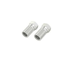 Hama - Enchufe Macho F, 6,8 mm, Tornillo de 4 Piezas
