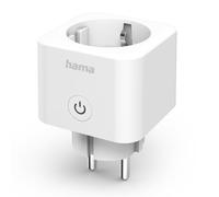 Hama Enchufe WiFi (Matter Smart Home, universal, control por WiFi con aplicación y control por voz, con medición de corriente, enchufe inteligente como temporizador, 3680 W)