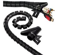 Hama 00020643 | Protector de Cable | Protectores de Cable (Negro, 25 x 2000 mm)
