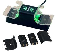 Hama Estación de Carga + 2x Cargador Batería para Xbox Series S/X Wireless Mando