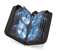Hama | Estuche para CD (Porta CD con Capacidad de hasta 80 CD/DVD/BLU-Rays, Funda para Almacenamiento de CD, tamaño 16.6cm x 29.5cm x 7.5cm) Negro