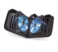 Hama - Estuche porta CD para 32 CD/DVD/Blu-rays, portafolios para guardar CD, negro