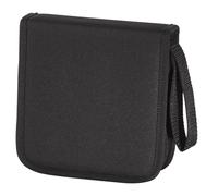 Hama - Estuche porta CD para 32 CD/DVD/Blu-rays, portafolios para guardar CD, negro