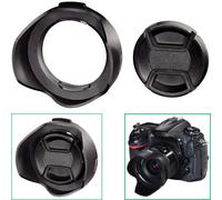 Hama Filtro Contra La Luz Snap Con Tapa De Objetivo 55Mm Filtro De Objetivo Tapa