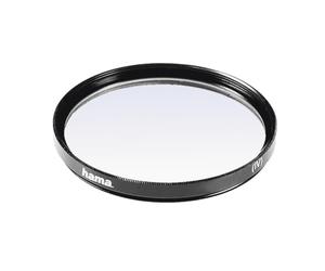 Hama | Filtro fotográfico de protección UV 52mm Neutro, Negro | Filtro Reductor luz Ultravioleta, Accesorios cámara Reflex y fotografía, Protector Lente, Objetivo 52mm