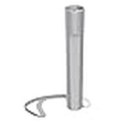 Hama Linterna LED de aluminio 120 lúmenes – compacta, 3 modos, pilas AA para camping y hogar