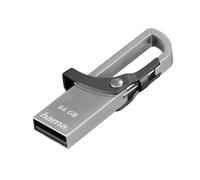Hama FlashPen 00123922 - Memoria USB de 64 GB (15 MB/s, USB 2.0), Color Gris