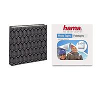 Hama Fleur Foto Y Protector Fotografía (100, 10 X 15, 400 Hojas, 300 Mm) Álbum Para Pegar Fotos, Negro, Papel, Schwarz (Weiße Seiten), 30 X 30 + Fototapas Adhesivos Para Fotos, 1000 Unidades