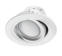 Hama Foco LED empotrable WiFi de 5 W, (LED empotrable funciona sin hub/gateway, foco empotrable redondo LED, orientable, control de voz/aplicación, lámpara WiFi para diferentes atmósferas) color