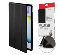 Hama Fold Clear - Funda Tipo Libro para Samsung Galaxy Tab S6 Lite, Color Negro, Transparente
