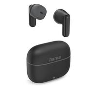Hama | Cascos Inalámbricos Bluetooth (Auriculares de Botón 20h Batería Total Micrófono Control Táctil Carga USB-C y Emparejamiento Rápido) Negro